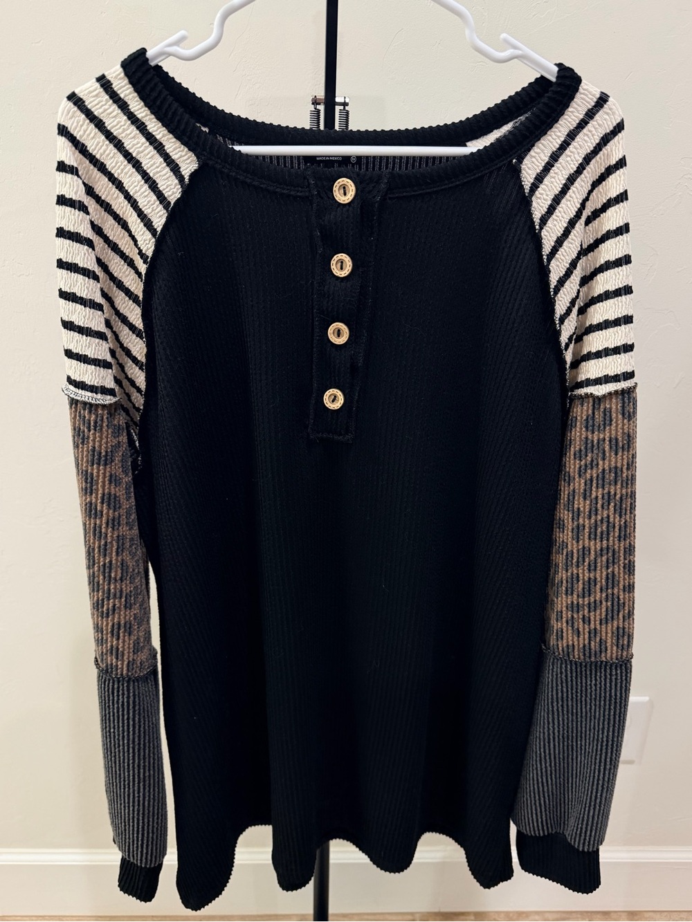 Heimish USA Ribbed Colorblock Top – 3XL – NWOT